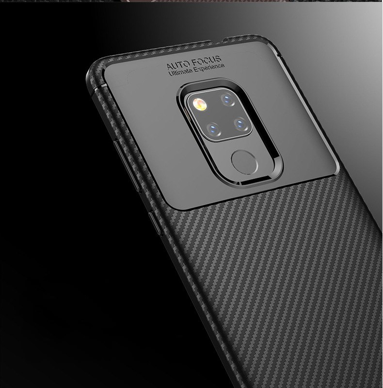 Case Huawei Mate 20 / Pre-order * เคสคาร์บอนไฟเบอร์ ซอฟท์ซิลิโคน *