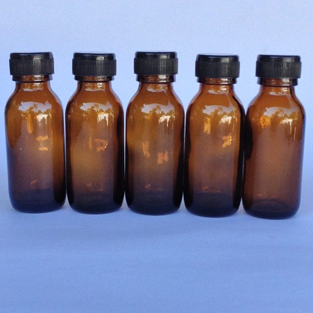 ขวดแก้วสีชา 30 ml /1oz 1 ชิ้น