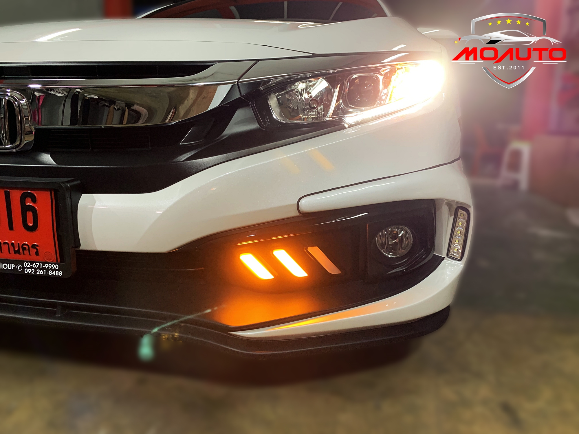 ไฟ Daylight ทรง Mustang CIVIC FC MC 2019-2021