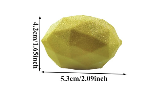 แม่พิมพ์ซิลิโคน เลม่อน เพชร 12 ช่อง 5.3*4.2*2.8 cm 32 g 005323