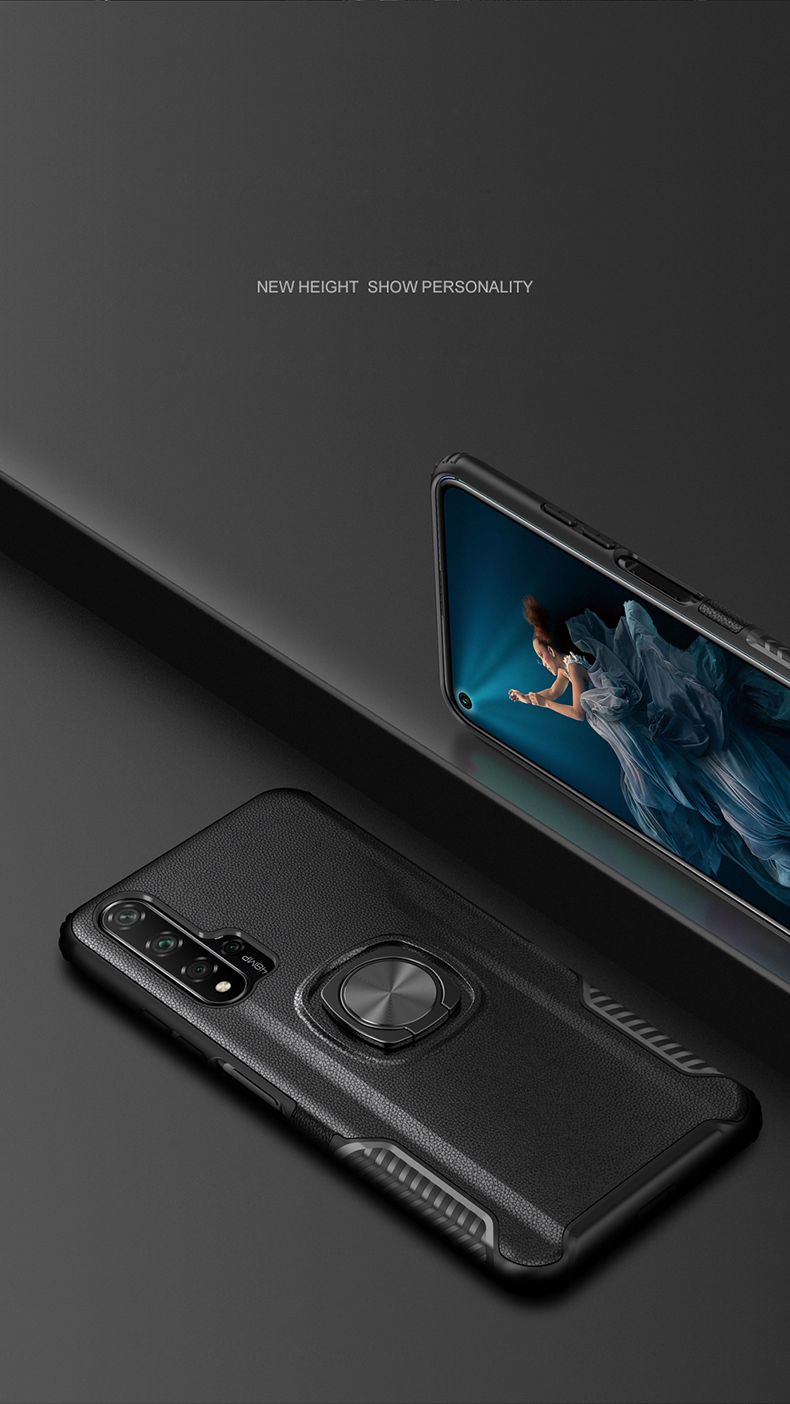 Case Huawei Nova 5T / Pre-order * 360 องศา หมุนแหวน + ขา PC + TPU Case ไฮบริด *