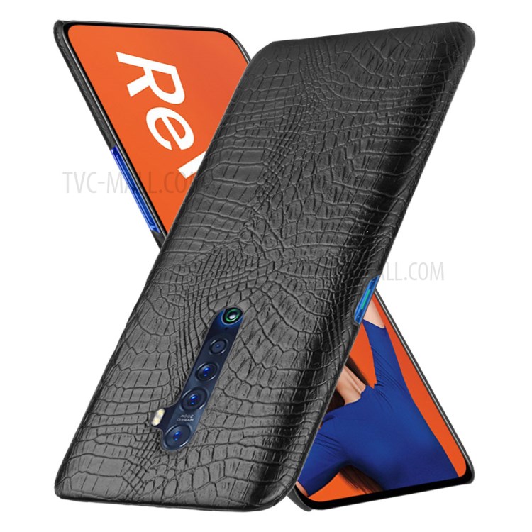 Case OPPO Reno 2 / พรีออเดอร์ * เคสพีซีหนัง PU เคลือบ ผิวจระเข้สวยมีสไตล์ *