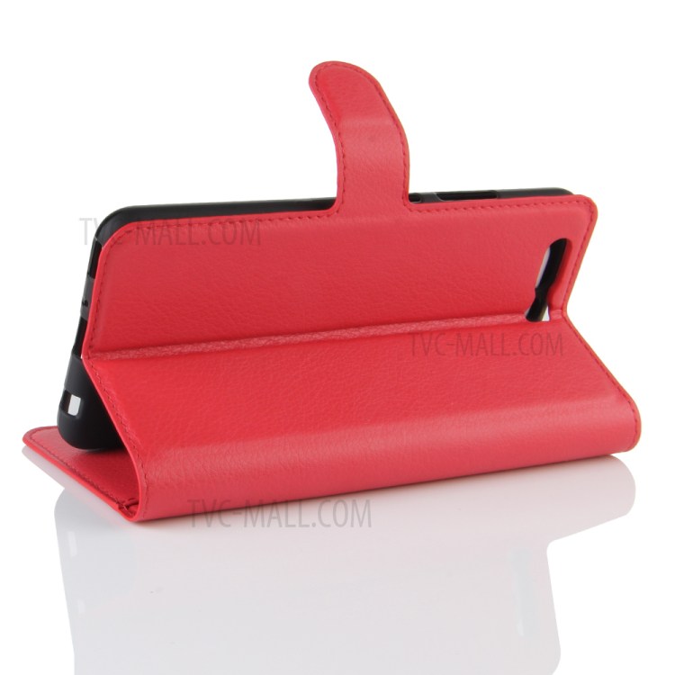 Case Huawei P10 Plus / Pre-order * เคสกระเป๋าสตางค์หนังลิ้นจี่ *