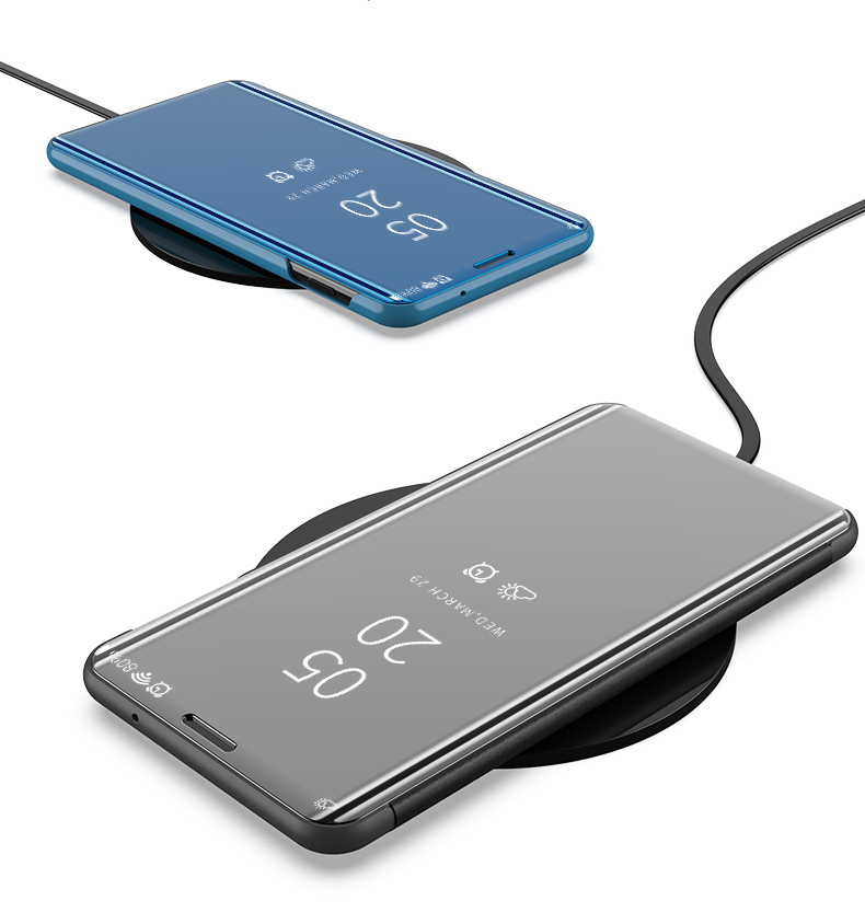 Case Huawei P30 Pro / Pre-Order + พร้อมส่ง * เคส View Mirror ปกกระจกมองหุ้มหนัง *