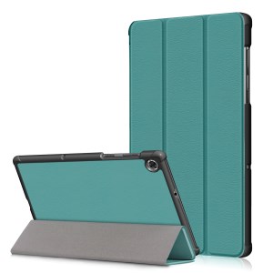 Case Lenovo Tab M10 FHD Plus # Pre-Order * เคสหนัง 3 - พับ เนื้อลิ้นจี่ ฟังก์ชั่นปลุก / หลับอัตโนมัติประหยัดพลังงาน *