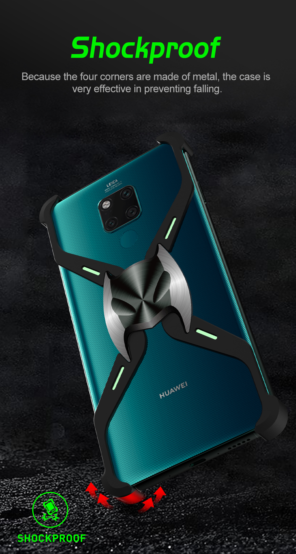 Case Huawei Mate 20 X # Pre-order * R-JUST เคสปกโลหะเรืองแสงรูปตัว X นี้ไม่เพียงแต่แข็งแกร่งและทนทานเท่านั้น แต่ยังมีลักษณะที่สวยงามและเท่อีกด้วย *