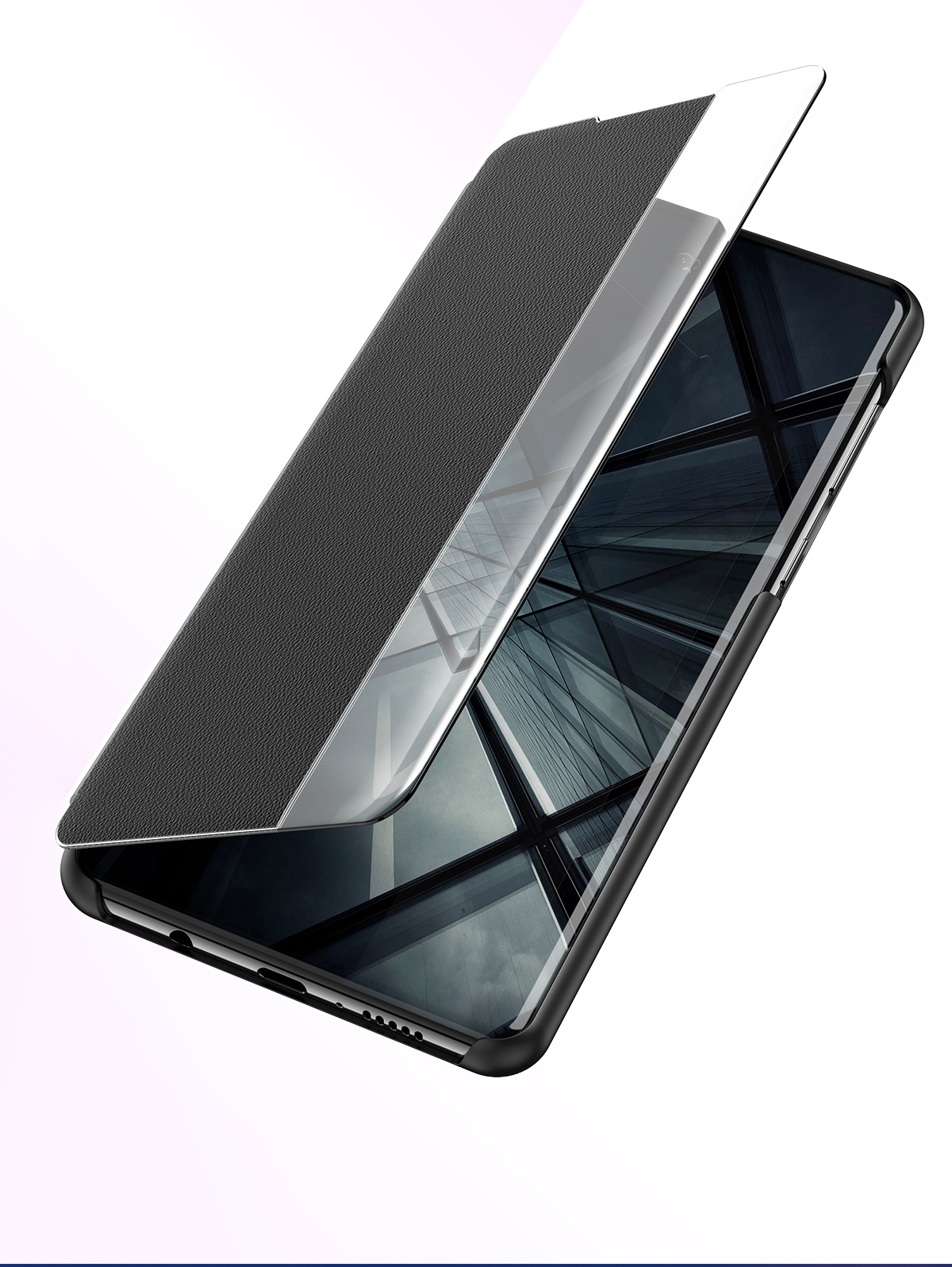 Case Samsung Galaxy A71 / Pre-order * ใหม่หน้าต่างดูยืนปกหนังสมาร์ท วัสดุที่มีคุณภาพการป้องกันเต็มรูปแบบและความรู้สึกสัมผัสที่ดี *