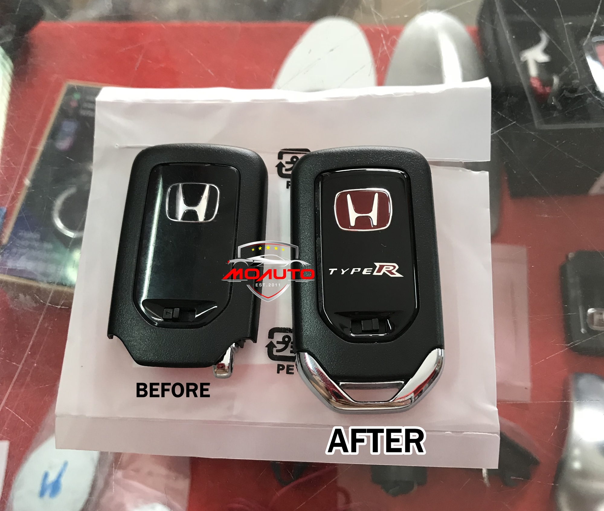 H แดง กุญแจรีโมท CIVIC FC / FK / FC MC