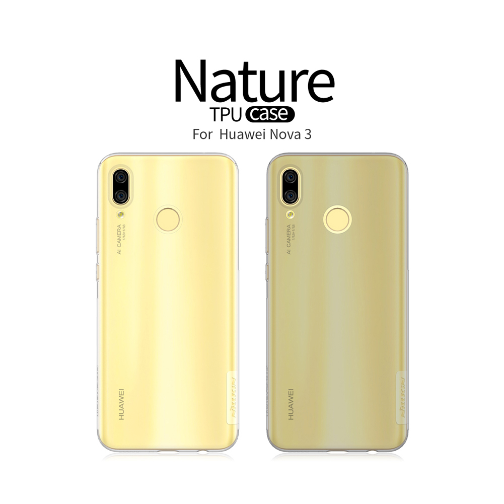Case Huawei Nova 3 / Pre-Order * Nillkin Nature บาง 0.6 มม. TPU ที่ปลอดสารพิษ *