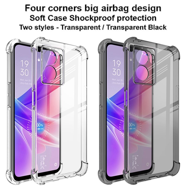 Case OPPO A77 5G # Pre - Order * IMAK Soft TPU เคสโทรศัพท์ใส 4 มุมกันกระแทกกันชนฝาครอบป้องกัน *
