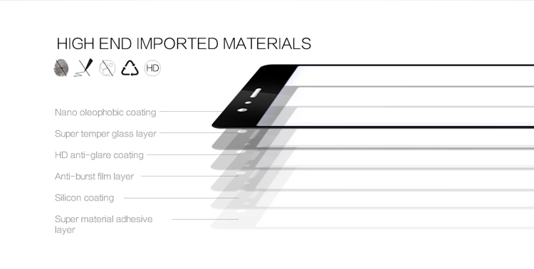 กระจกนิรภัย Huawei P9 / Pre-order * NILLKIN Amazing CP+ ป้องกันลายนิ้วมือ, น้ำมันทนป้องกันแสงสะท้อน*