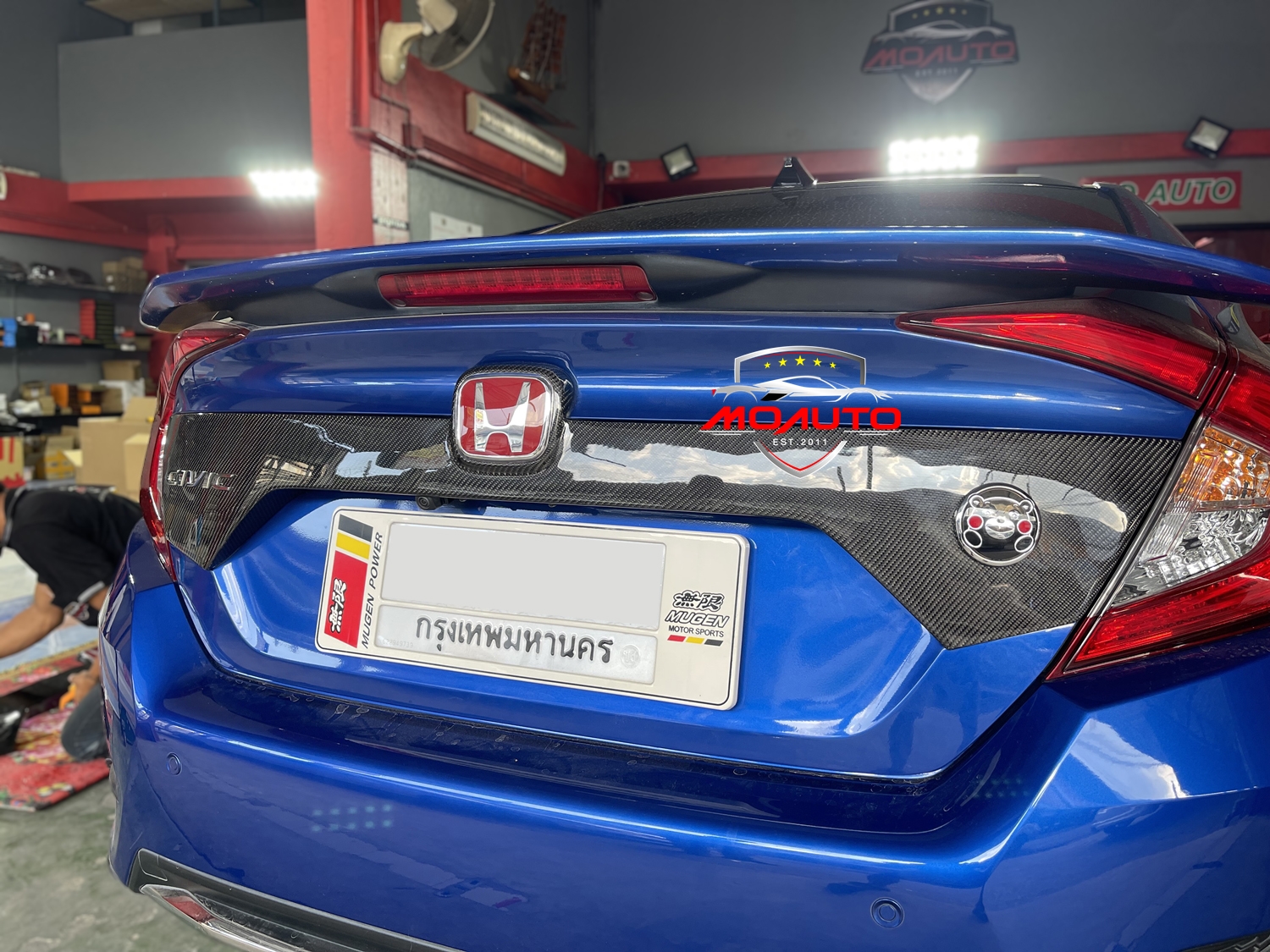 ฝาครอบฝากระโปรงท้าย คาร์บอนแท้ CIVIC FC 2016-2021