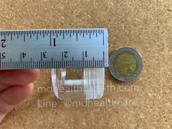 กระปุกครีม กระปุกพลาสติก 15กรัม (10ชิ้น/ชิ้นละ4บาท)