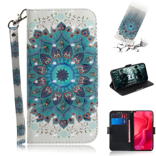 Case Huawei Nova 4 / Pre-Order * เคส 3D จิตรกรรมแบบแนวนอนพลิก TPU + PU ซองหนังพร้อมตัวยึดและช่องเสียบการ์ด & กระเป๋าเงิน *