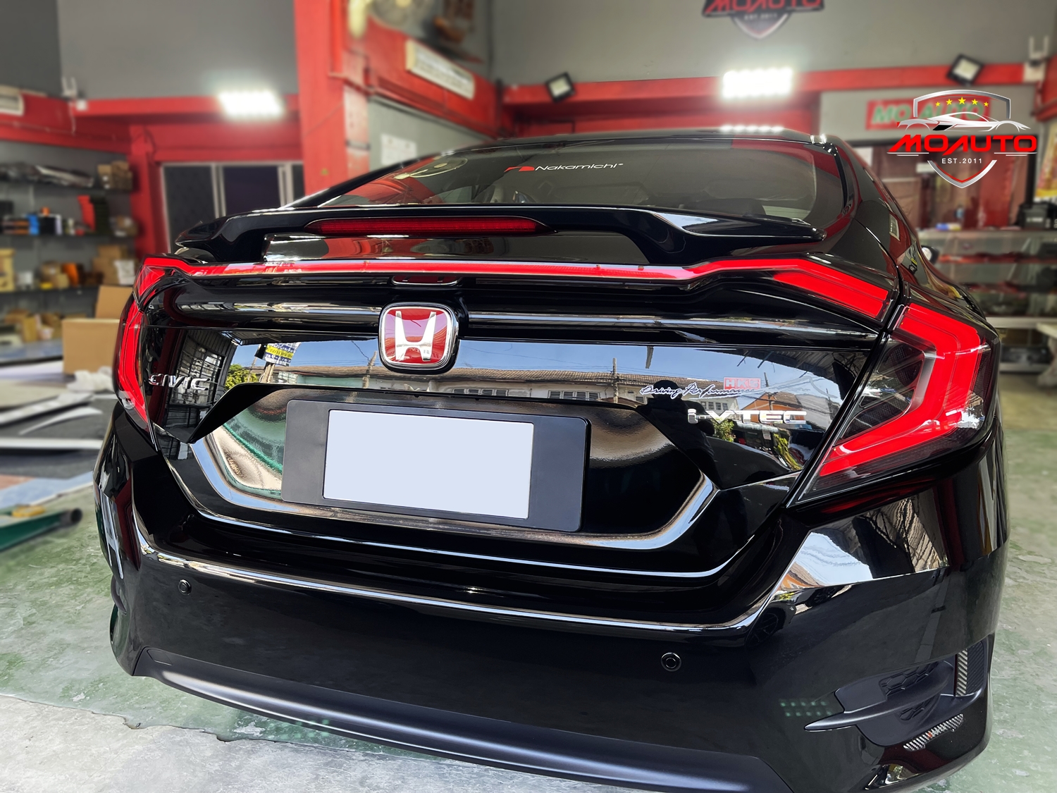 ไฟท้าย LED M-STEP พร้อมไฟฝากระโปรงท้าย CIVIC FC 2016 - 2021