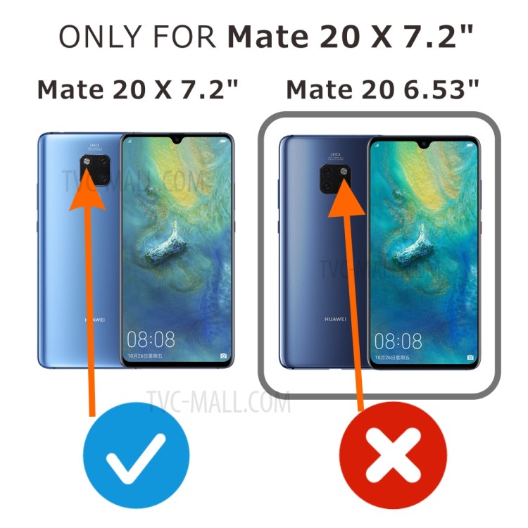 กระจกนิรภัย Huawei Mate 20 X / Pre-order * 2Pcs / ชุด ITIETIE กระจกนิรภัย ความแข็ง 9H, สุดยอดการป้องกันรอยขีดข่วน *