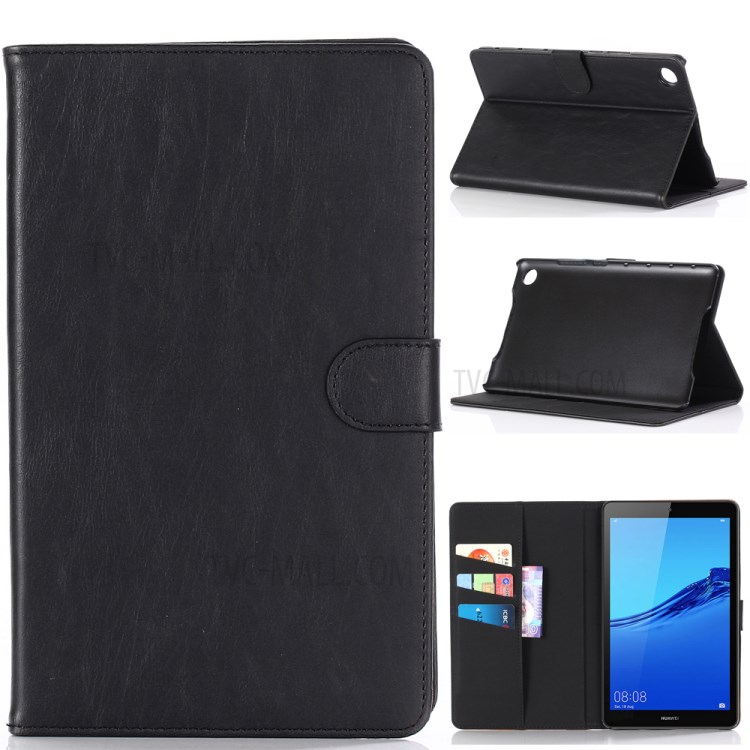 Case Huawei MediaPad M5 lite / Pre-Order * เคสผิวหนังม้าหนังแบบใส่บัตรเครดิต *