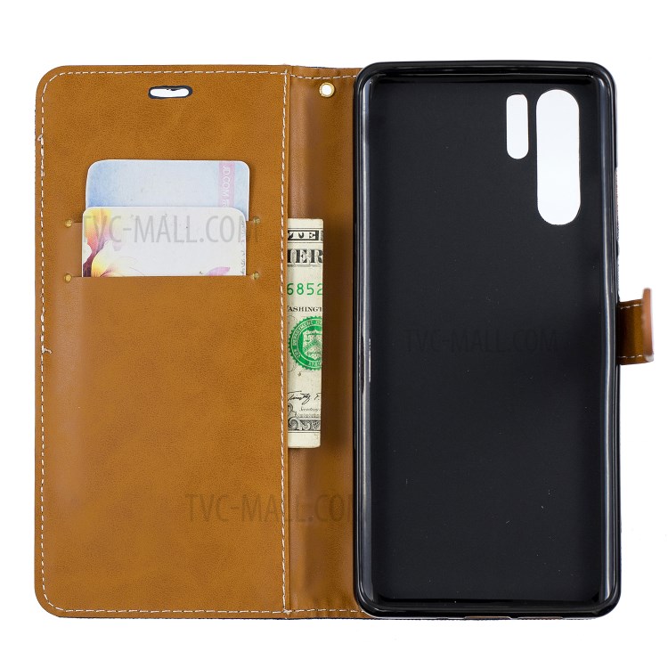 Case Huawei P30 Pro / Pre-Order * สีทูโทน ผ้า Jean หนัง PU *