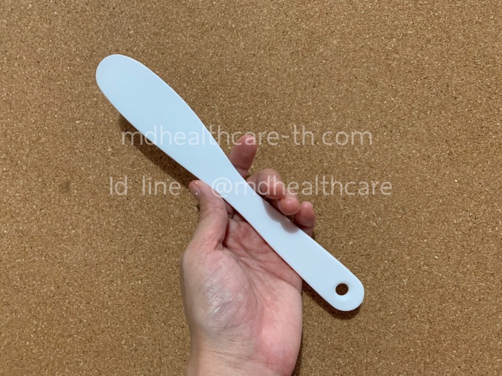 ไม้พายผสมครีม ไม้พายตักครีม ขนาดใหญ่ 21.5 cm. พร้อมส่งสีขาว ชมพู ฟ้า เลือกสีได้