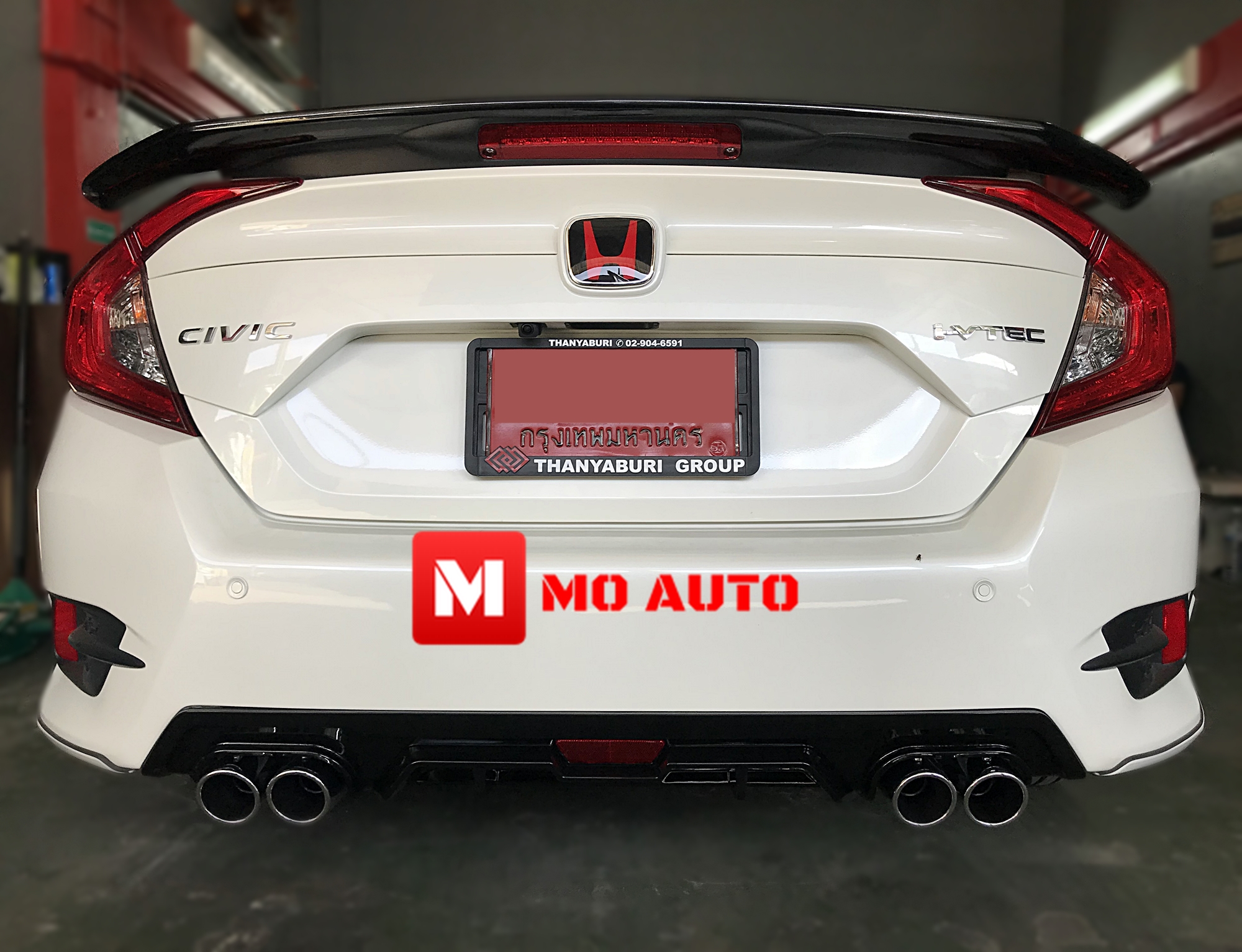 Diffuser ทรง Sport พร้อมปลายท่อหลอก CIVIC FC 2016-2021