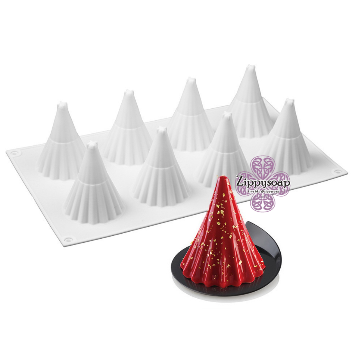 แม่พิมพ์ซิลิโคน คริสมาสต์ 5*7 cm 50g 001058