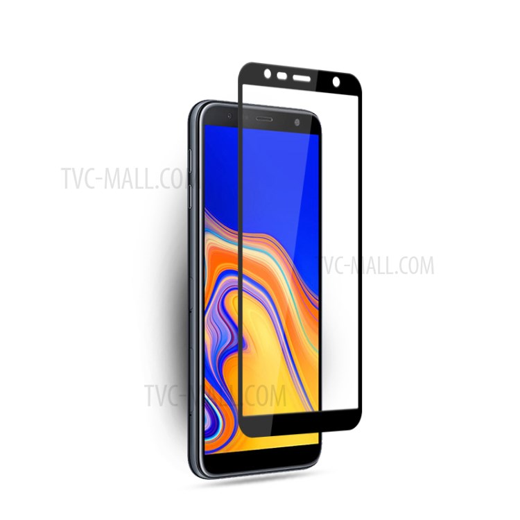 กระจกกันรอย Samsung Galaxy J6 Plus / Pre-Order * MOCOLO ผ้าไหมพิมพ์ Arc ขอบคุ้มครองเต็มรูปแบบ 9 H *
