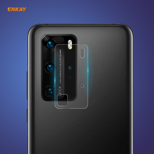 กระจกกันรอย Huawei P40 Pro / Pre-order * ENKAY 0.2mm 9H 2.15D รอบขอบกล้องด้านหลังเลนส์ฟิล์มกระจกนิรภัย *