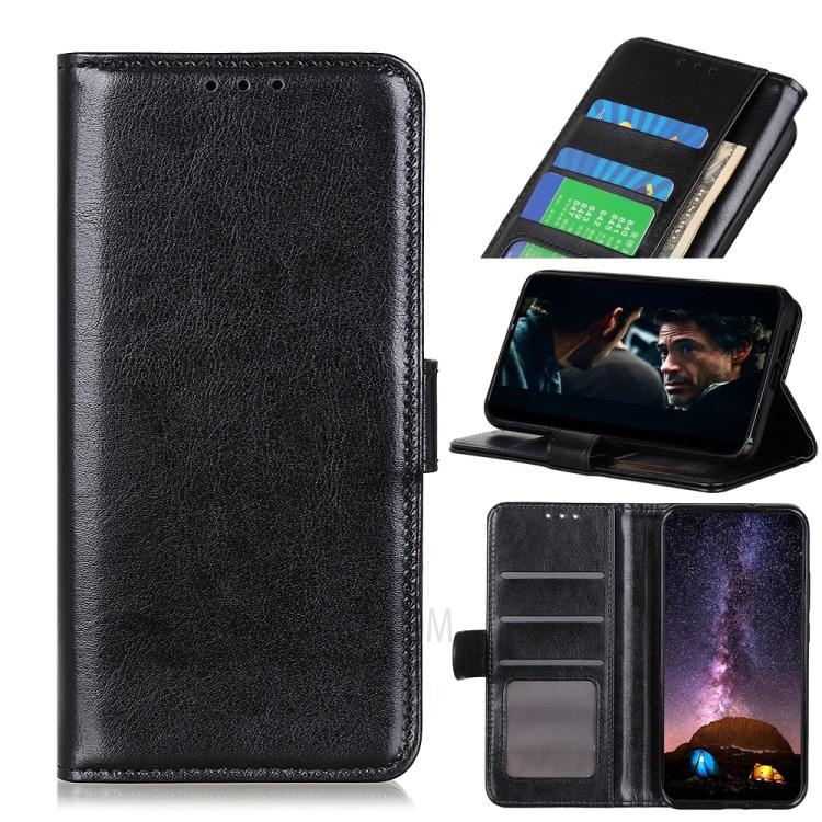 Case OPPO Reno4 5G / Pre-Order * เคสซองโทรศัพท์หนังม้ากระเป๋าสตางค์พร้อมขาตั้ง แยกช่องสำหรับเก็บบัตรเครดิต ID และเงินสด *