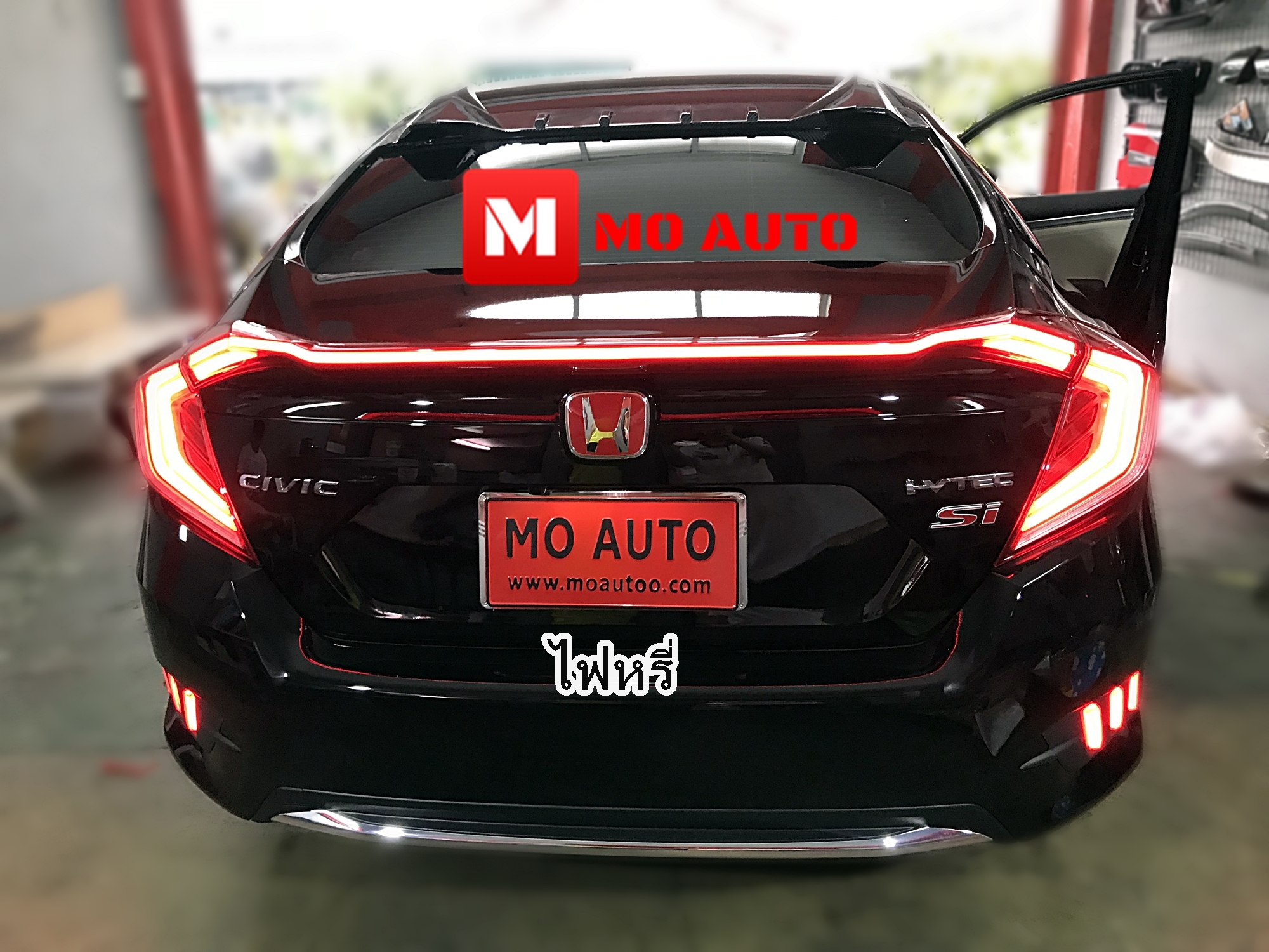 ไฟท้าย LED M-STEP พร้อมไฟฝากระโปรงท้าย CIVIC FC 2016 - 2021