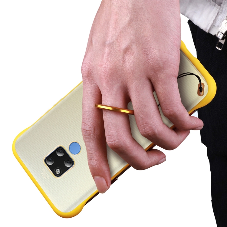 Case Huawei Mate 20 X / Pre-order * เคสป้องกัน TPU ป้องกันการลื่นไถล Frosted พร้อมแหวนโลหะ *