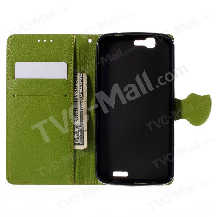 Case Huawei Ascend G7 / Pre-order * เคสปิดรูปใบไม้ *