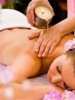 เทียนนวดอโรม่า Wax Massage Candle 1 kg 007708