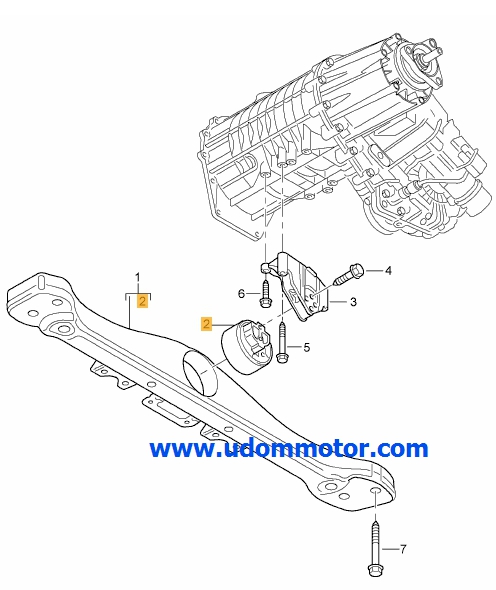 บู๊ชแท่นเกียร์ CAYENNE Diesel / 95537505720 / 955 375 057 20
