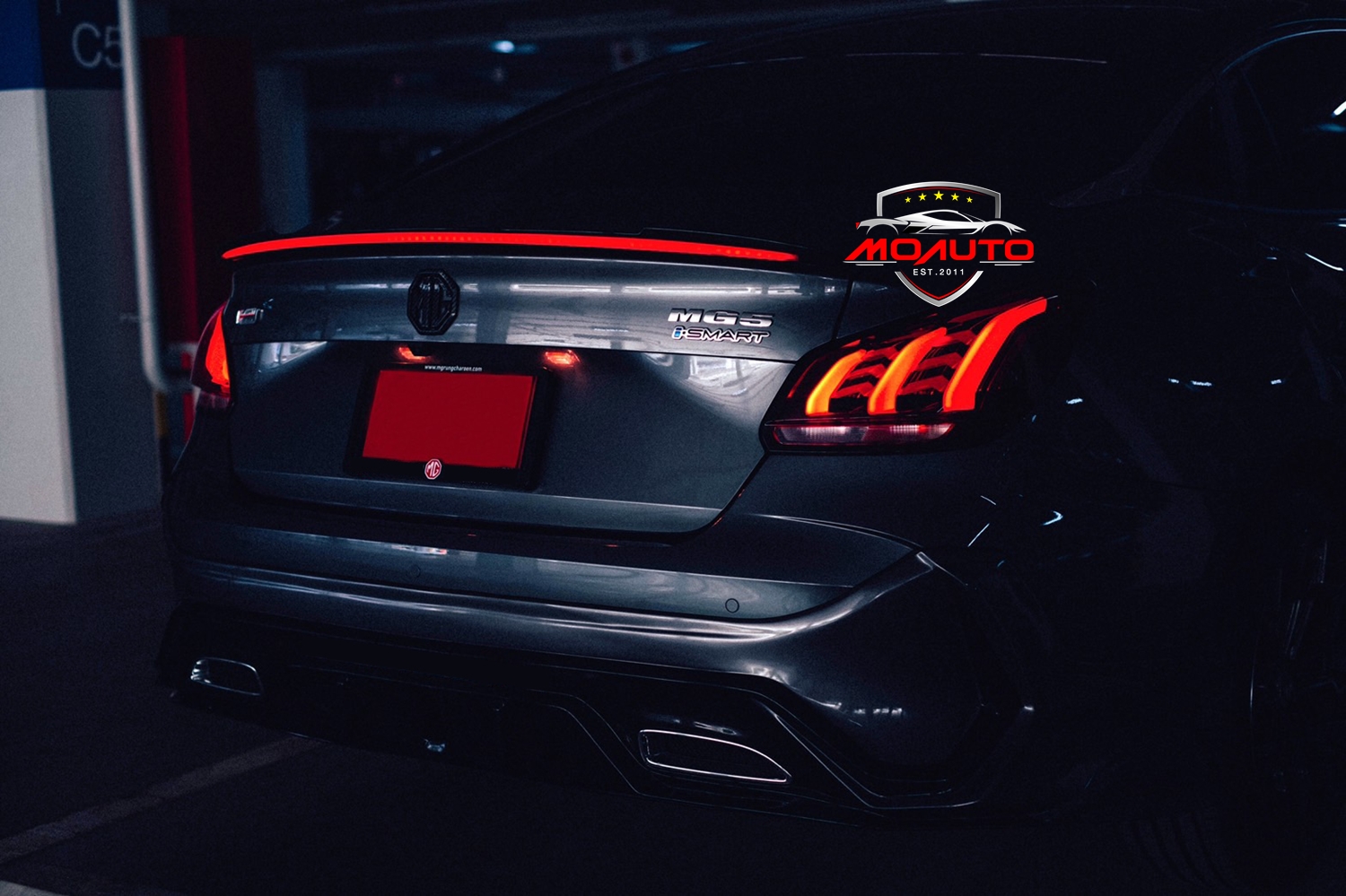 สปอยเลอร์ฝากระโปรงท้าย LED MG5 2021-2023