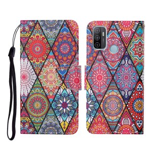 Case OPPO A53 (2020) # Pre-Order * เคสพิมพ์ลายหนัง PU เคสคลุมโทรศัพท์แบบเต็มรูปแบบพร้อมขาตั้ง *