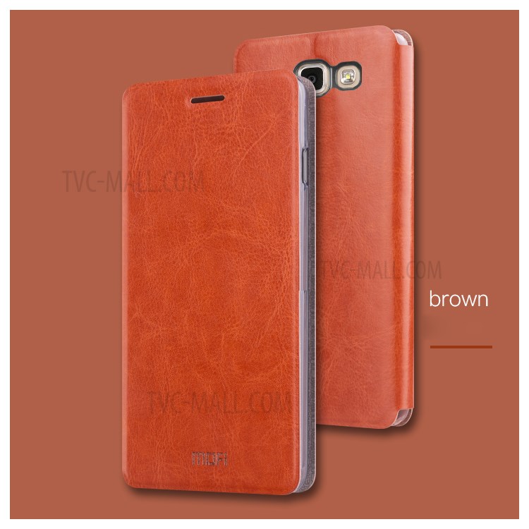 Case Samsung Galaxy A7 2017 / Pre-order * MOFI Rui Series หนัง PU ที่มีฝีมือดี ฝาครอบด้านหน้าฝังด้วยแผ่นเหล็กที่แข็งแกร่ง *