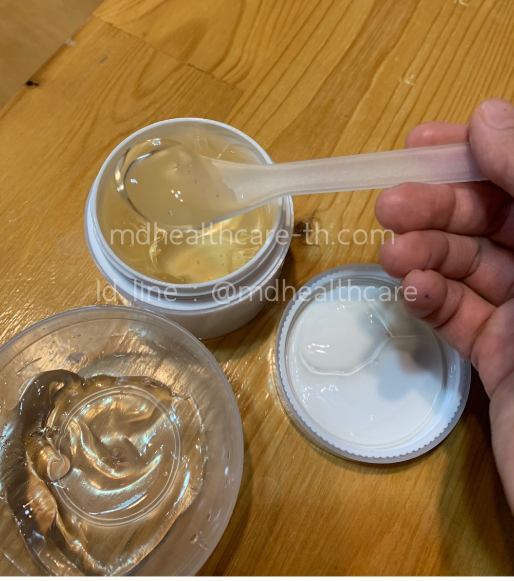 ขายส่ง 100ชิ้นไม้พายพลาสติก ไม้พายปาดครีม ขนาด12.5*2.5cm.