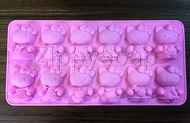 แม่พิมพ์สบู่ซิลิโคน คิตตี้ 12 ราศรี