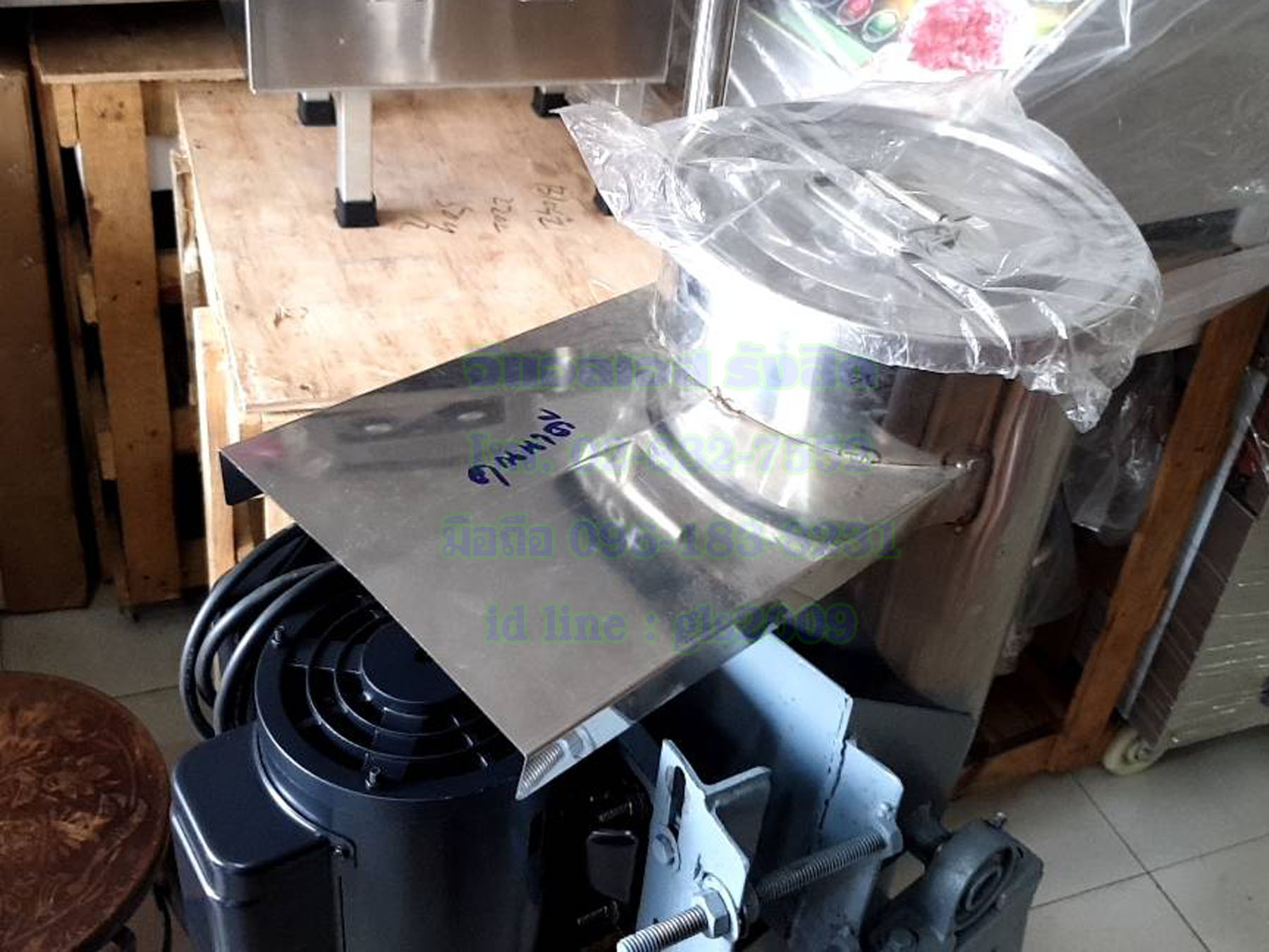 เครื่องทำน้ำเกล็ด10นิ้วพร้อมมอเตอร์มิตซู1แรง