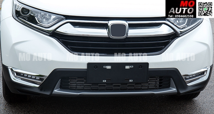 ครอบไฟตัดหมอกโครเมียม เครื่องเบนซิน CR-V G5