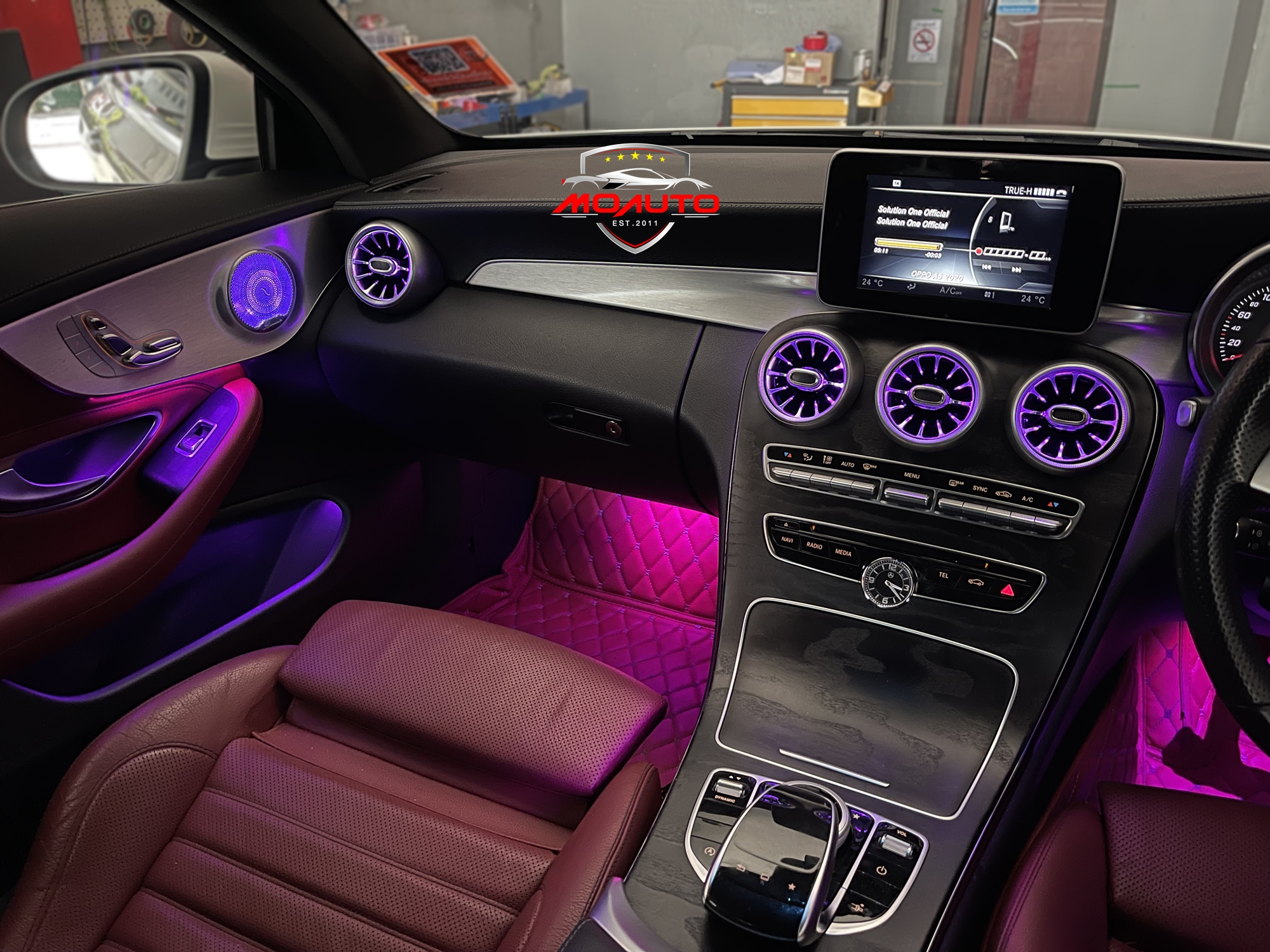 ไฟช่องแอร์ AMBIENT LIGHT AIR VENT - W205