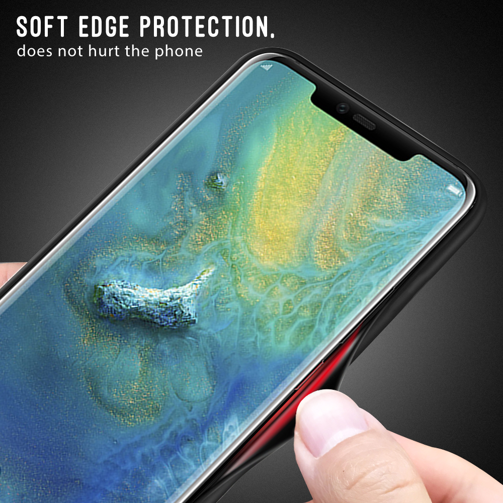 Case Huawei Mate 20 Pro / Pre-Order * เคสพื้นผิวกระจกปกหลัง + ขอบ TPU นุ่มป้องกันการตกและทนต่อแรงกระแทก *