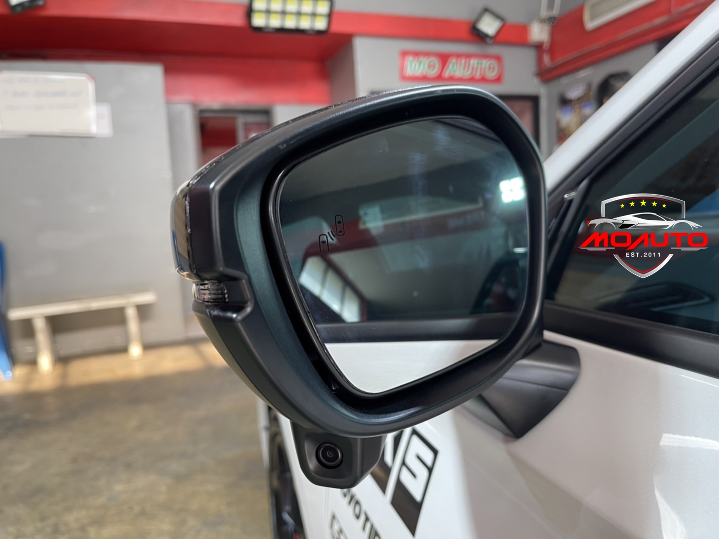 ชุดกระจกช่วยเตือนมุมอับสายตา V1 ( BSD ) CIVIC FE / FE e:HEV