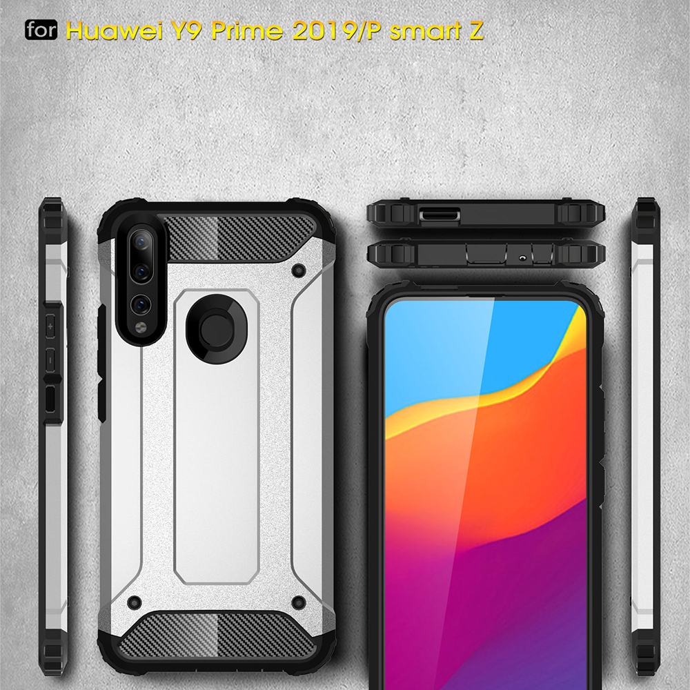 Case Huawei Y9 Prime 2019 / Pre-Order * เคสเกราะพลาสติก + TPU ไฮบริด มุมกระแทก, ทนต่อแรงกระแทก *