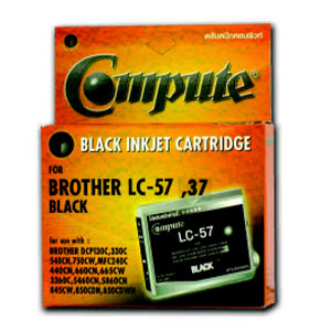 ตลับน้ำหมึกอิงค์เจ็ท คอมพิวท์ For BROTHER LC-57,LC-37 (แพ็ค 4 สี)
