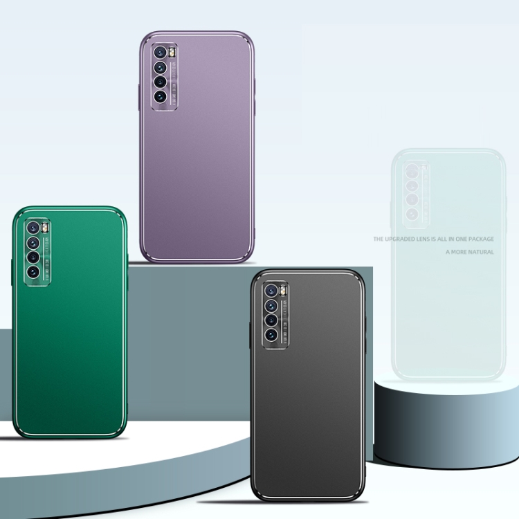 Case Huawei Nova 7 / Pre-order * เคสกันกระแทก TPU โลหะ Frosted เย็น *