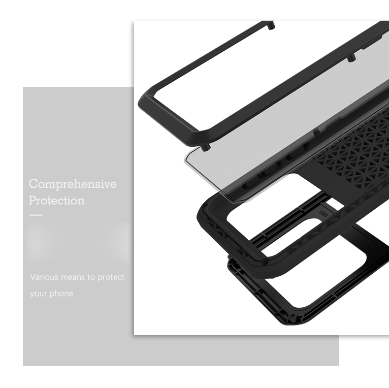 Case Samsung Galaxy A71 / Pre-order * LOVE MEI เคสกันกระแทก กันฝุ่น กันละอองน้ำ Defender วัสดุ: โลหะ + ซิลิโคน + กระจก *