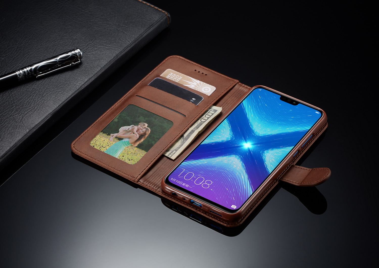 Case Huawei Y9 2019 / Pre-Order * LC.IMEEKE Leather Wallet เคสหนัง PU สไตล์ย้อนยุคดูไฮเอนด์ *