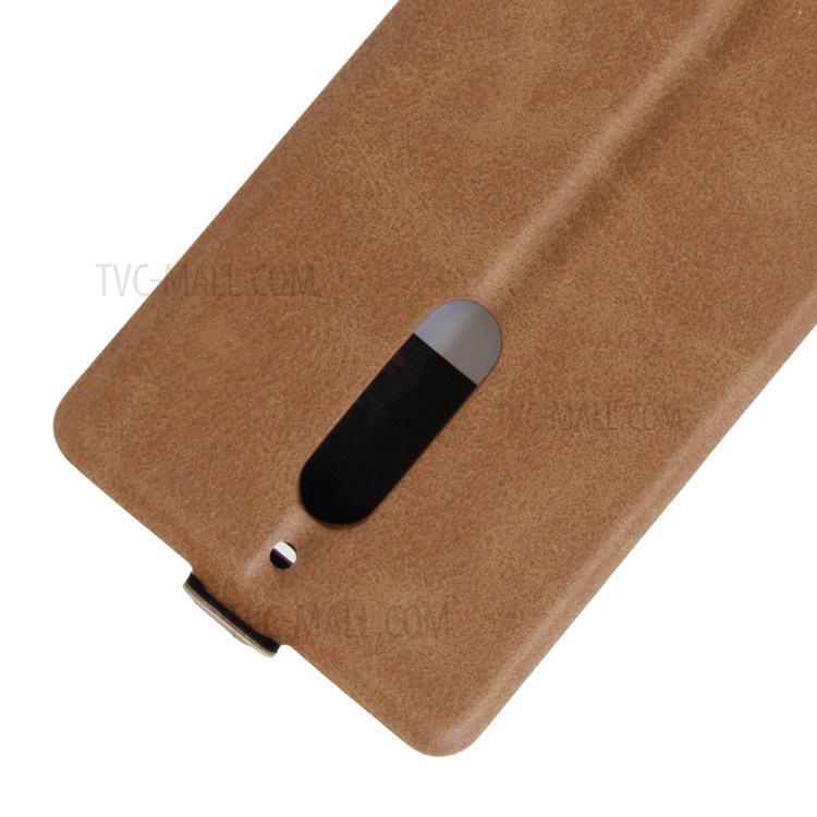 Case Nokia 5 / Pre-order * เคสแนวตั้ง พื้นผิวหนังม้า *