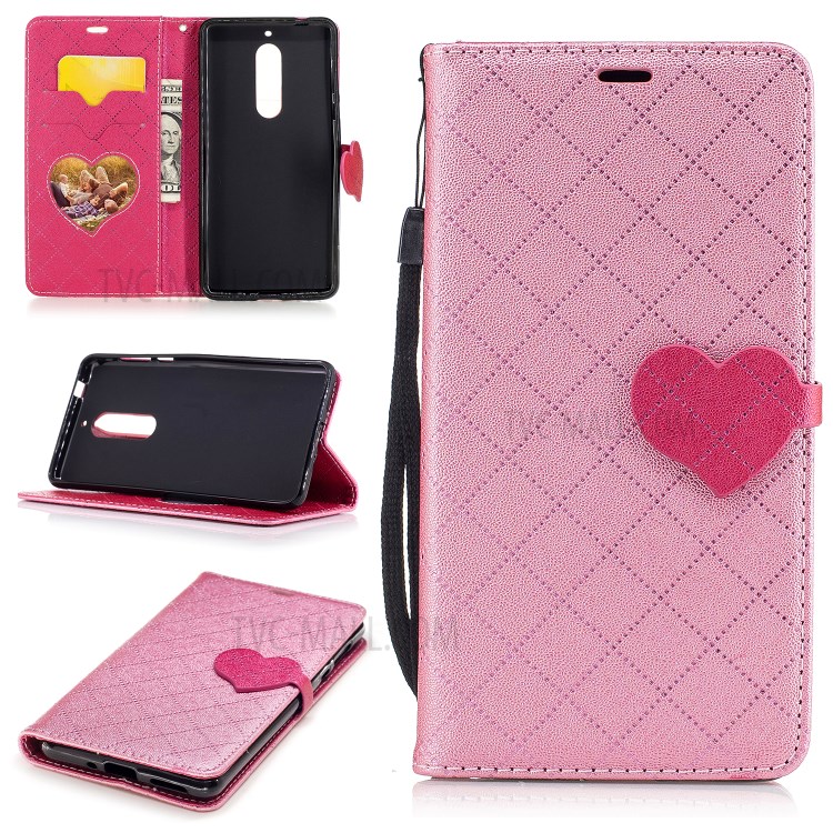 Case Nokia 5 / Pre-order * เคสหัวใจรัก สีตัดกัน *